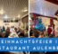 Feuerwehrleute Feiern Im Restaurant